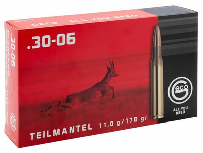 Патрон .30-06 Geco пуля ТМ SP 11,0 , коробка 20 шт.