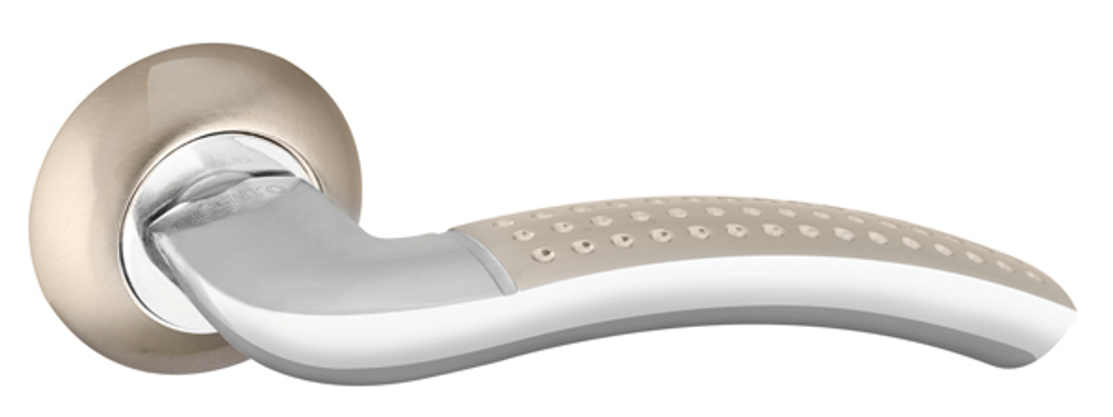 Ручка круг Пунто LOGICA TL SN/CP-3, цвет никель матовый/хром (гарантия - 6 месяцев)