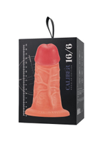 Крупный фаллоимитатор RealStick CALIBER - 16 см. (Цвет: телесный)