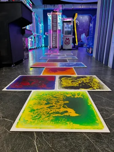 Плитка "Живой пол Клякса"