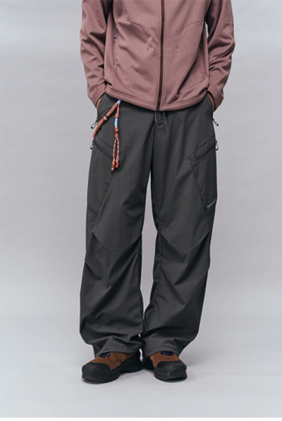Брюки Nothomme Monterest Outdoor Retro Water-Repellent Multi-Pocket Drawstring Gray