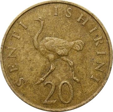 20 центов 1966-1984 Танзания