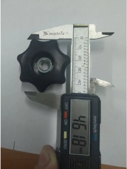 Гайка-барашек М8 х 1,25 сквозная проходная (2 шт в упаковке)