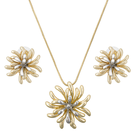 Комплект Fiore Luna, колье и серьги SG201746E-001 G