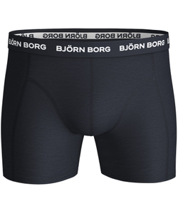 Мужские боксеры спортивные Björn Borg Shorts Solid 5P - blue depths