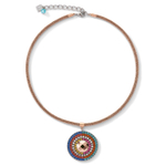 Колье Coeur de Lion Amulet multicolour 4954/10-1500 цвет мультиколор