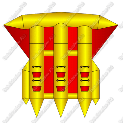 Тройной водный банан, мест для посадки 6, без усиления