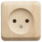 Schneider Electric ЭТЮД Сосна Розетка 1-местная открытая установка без заземляющих контактов PA16-001D