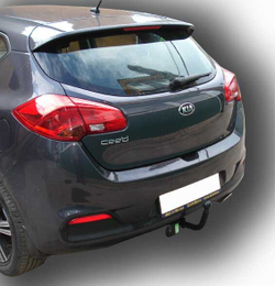 Фаркоп(прицепное) Лидер-Плюс для KIA CEED хетчбек, 2012-2018 (паспорт и сертификат в комплекте)(без электрики)K120-A