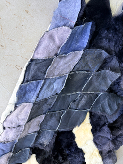 Меховой Коврик прикроватный накидка на кресло из овчины