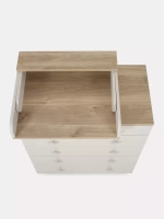 Комод RANT "LEVI" 80 см 5 ящиков с органайзером (арт.128) Crystal Beige