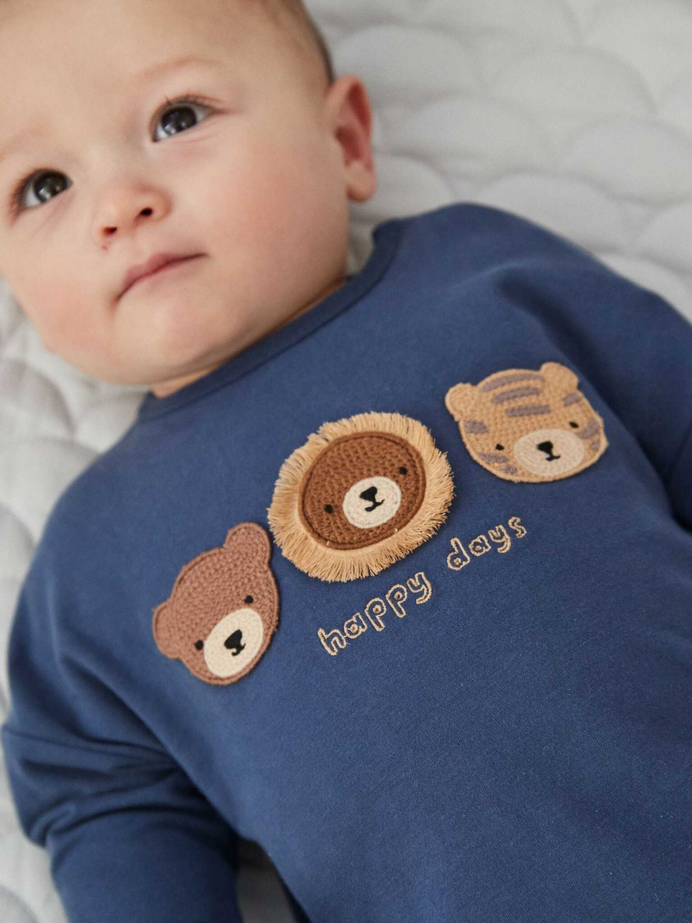 Толстовка и легинсы в комплекте для малышей Next Q96-913, Темно-синий