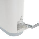 Ведро мусорное с ёршиком, JAH-2014, 8л (белый)