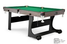 Бильярд BFG Compact Light 5 (Анкор+черный) (РП, анкор/черный (ЛДСП), ЛДСП_16, Сукно Euro Pro 30 ш1.98м, Х/б сетка)