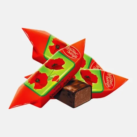Конфеты Красный октябрь Красный мак