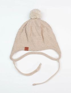 Шапка весенняя/осенняя вязаная КОДИ (Жемчуг)