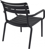 Кресло лаунж пластиковое Siesta Contract Paris Lounge, черный