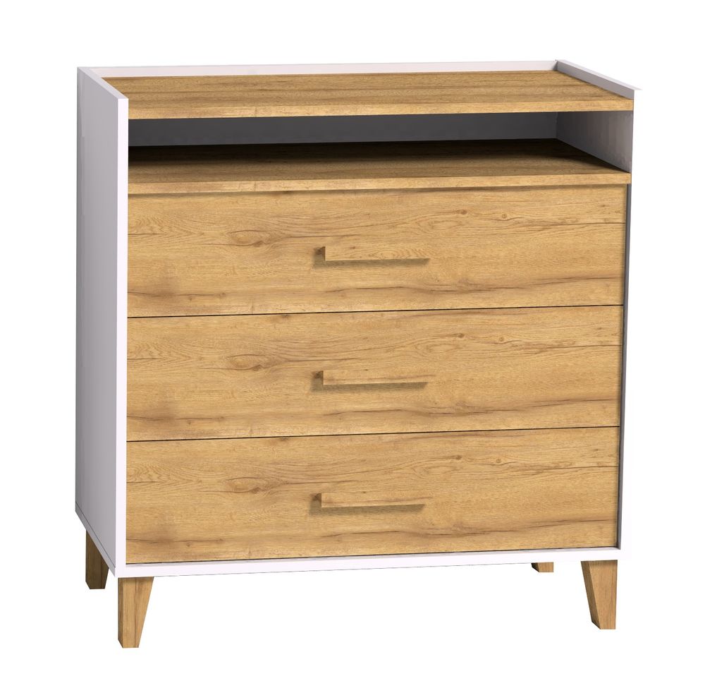 Комод на ножках Айрис 455, дуб