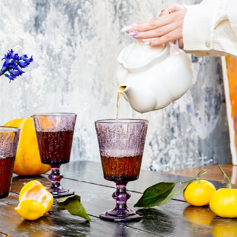 Набор бокалов 6шт 300мл Объект мечты Светский прием Лавендер аметист OM-21091713