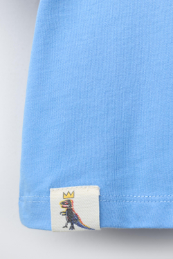 ZARA ФУТБОЛКА BASQUIAT®, СИНИЙ