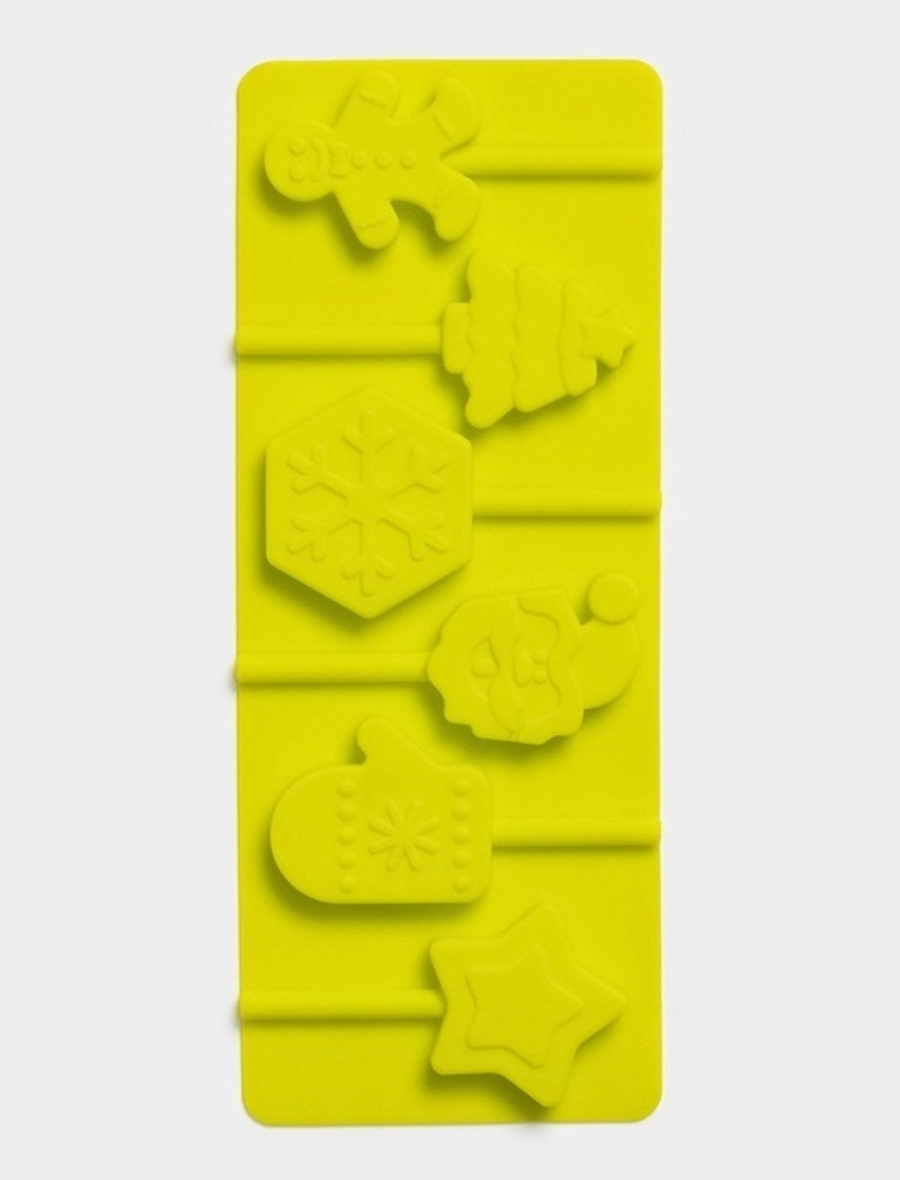 Силиконовая форма для шоколада и леденцов "Новый Год" 24*9см