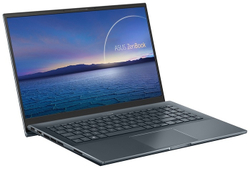 Ноутбук ASUS ZenBook Pro 15 UX535LI-H2348R 90NB0RW1-M000C0 Intel Core i7 10870H, 2.2 GHz - 5.0 GHz, 16384 Mb, 15.6" UHD 3840x2160, 1000 Gb SSD, DVD нет, nVidia GeForce GTX 1650 Ti 4096 Mb, Windows 10 Professional, серый