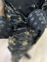 Костюм горка 6 весна-лето / черный мультикам 1 лайт