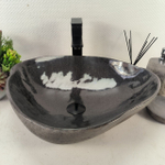Каменная раковина из речного камня RS-05122 (52*42*15) 0862 из натурального камня