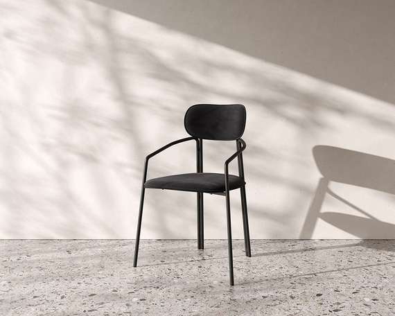 Стул Ror, Round, черный