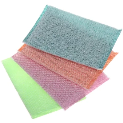 Губка для посуды универсальная 13*9*0.5 см, набор 4 шт