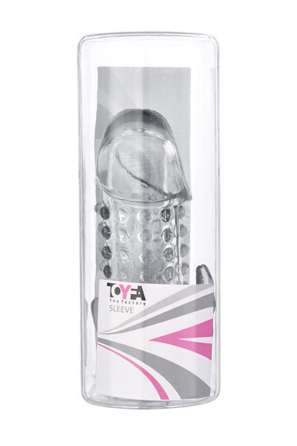 Прозрачная стимулирующая насадка на пенис Toyfa (Цвет: прозрачный)
