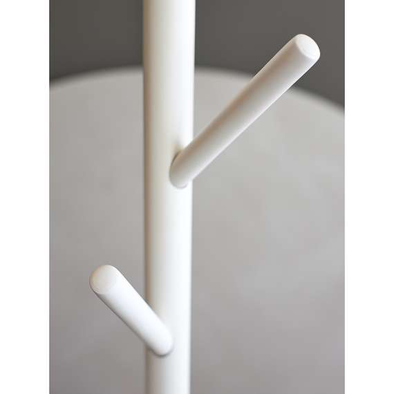 Вешалка напольная forsty, 173 см, белая