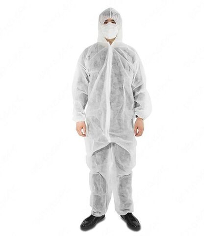 Комбинезон "Каспер" спандбонд белый, 40 г, размер XXXL, 40 шт.