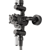 Душевая система с термостатом WONZON & WOGHAND RETRO, Темный графит (WW-B3041-BGG)