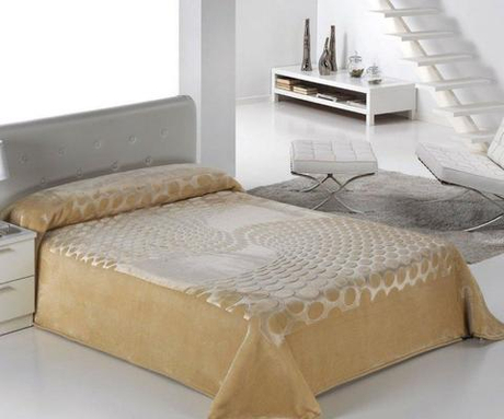 Плед 220x240 Mora Serena 413 02 beig бежевый