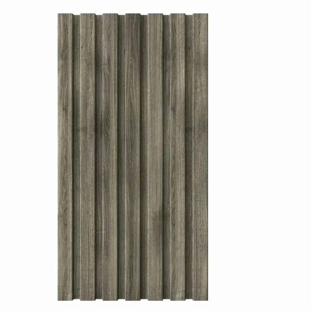 Стеновая реечная панель Альберо, Эко-шпон Пепельный ясень, 120*16*2750 мм