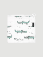 Муслиновое лёгкое одеяло Mjölk Крокодилы