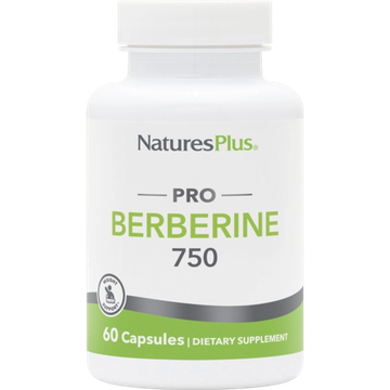 Natures Plus pro Berberine 750 mg 60 caps , Берберин