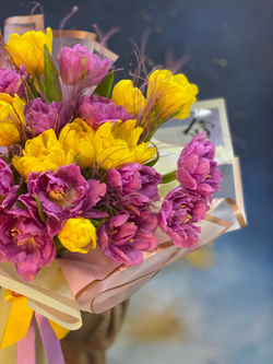 Букет № 46 из Тюльпанов (микс)