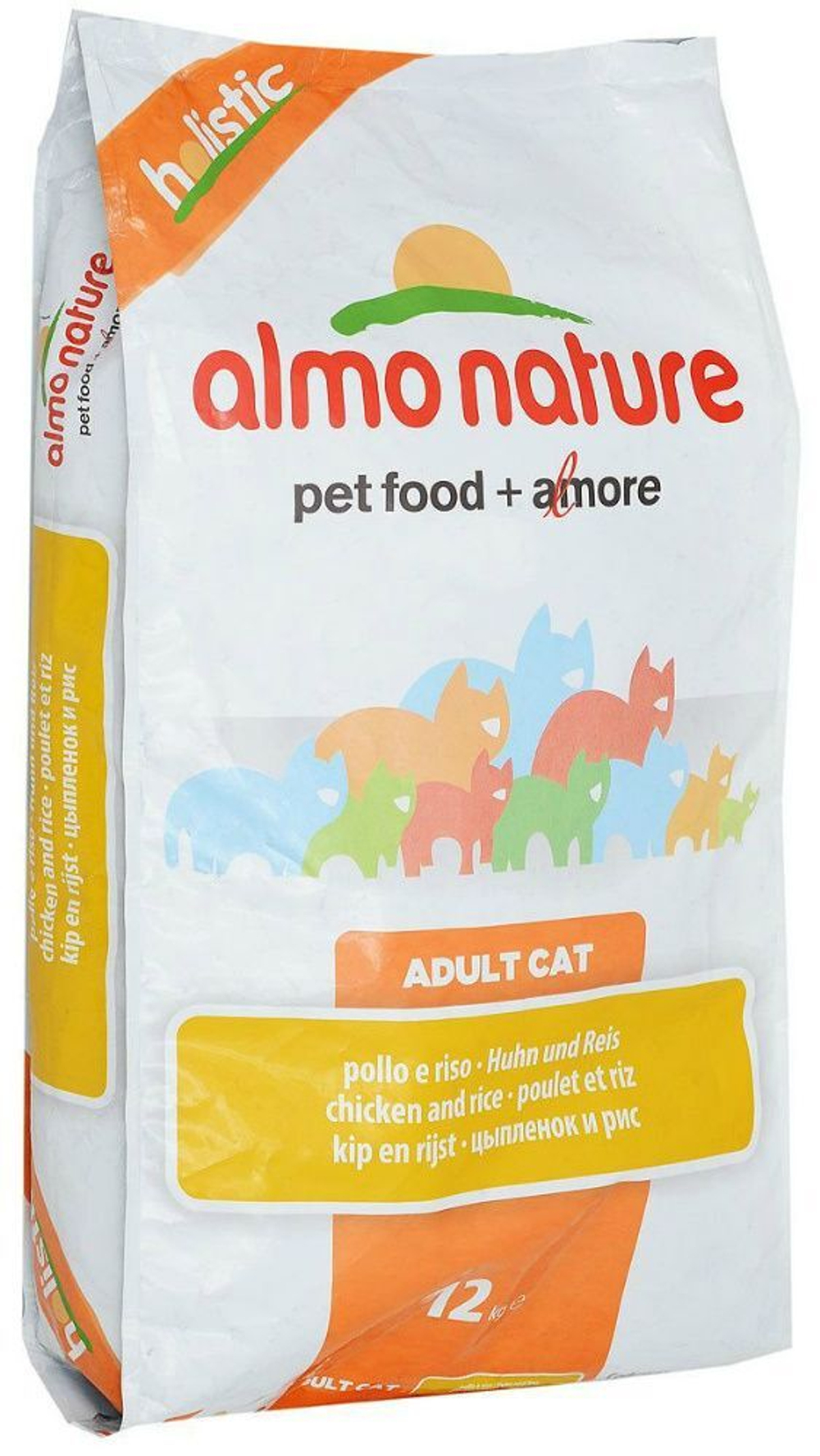 Almo Nature окрм сухой Для Взрослых кошек с Индейкой (Holistic -Turkey) 12 кг