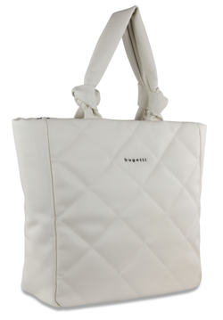 Фото сумка-шоппер BUGATTI Cara белая полиуретан с гарантией