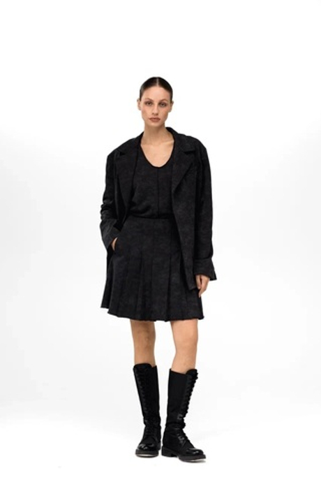 Жакет из трикотажа "графит"