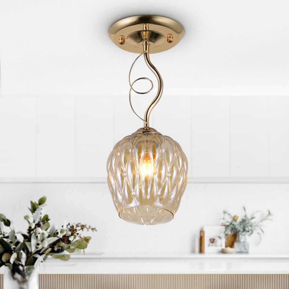 Светильник потолочный Rivoli Daiane 9120-201 1 х Е27 40 Вт модерн для натяжных потолков | Rivoli