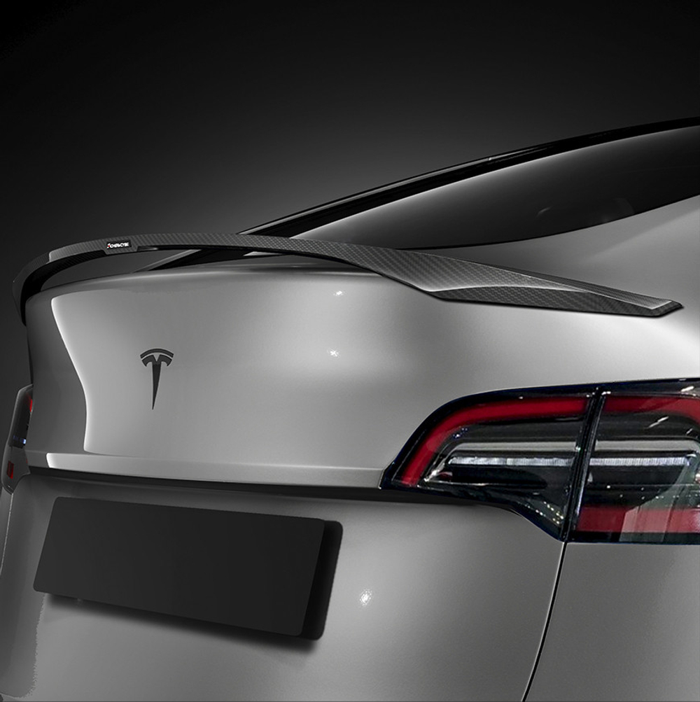 Карбоновый обвес для Tesla Model Y 2020-2024 Тесла аэродинамический тюнинг