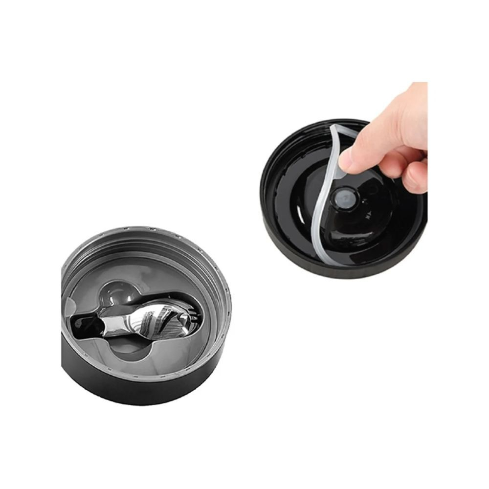 Термос из нерж. стали с двумя контейнерами тм THERMOcafe TCLB-1480SY(SS)1.48L