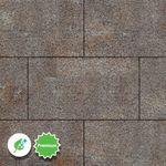 Тротуарная плитка Парк Плейс, 80 мм, ColorMix Берилл, native