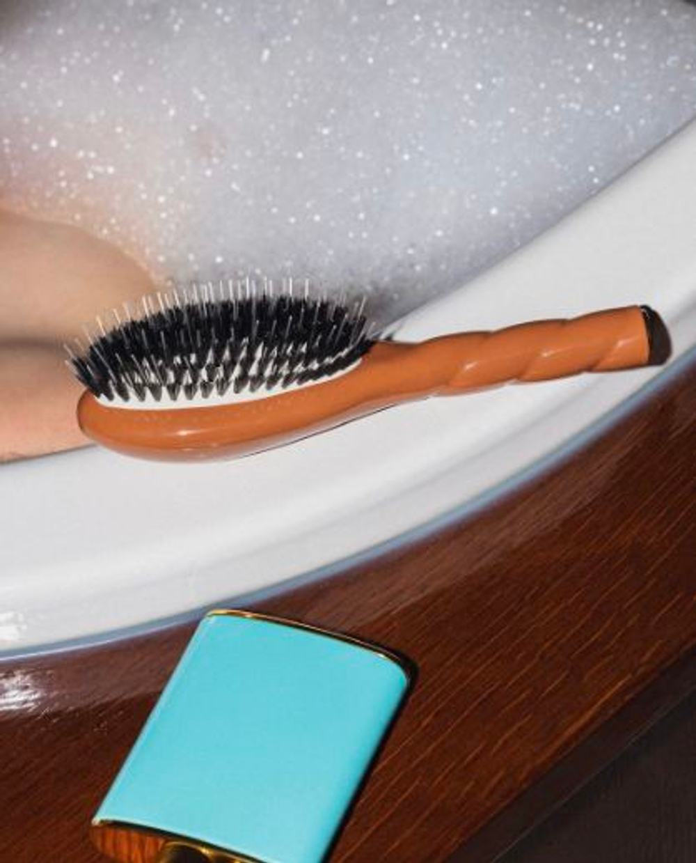 La Bonne Brosse Массажная расческа для волос N 02 Essential Detangling Brush - Emerald Green
