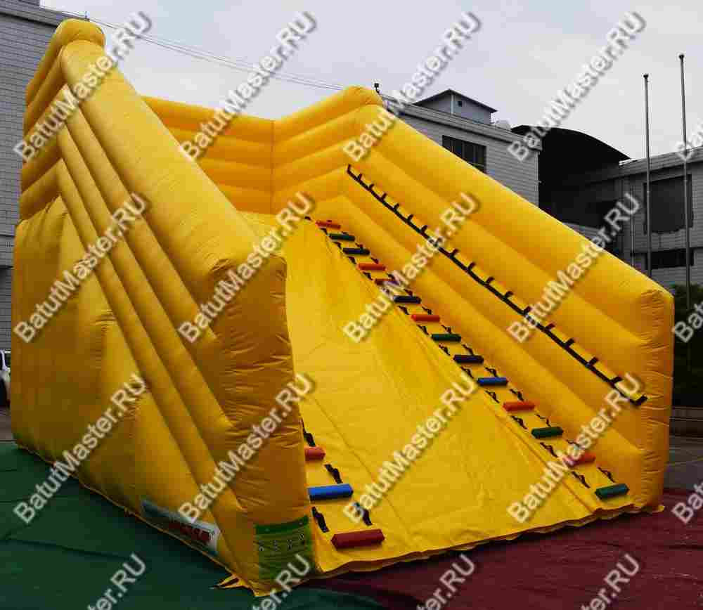 Надувная горка для зорбинга "Кубарем вниз"