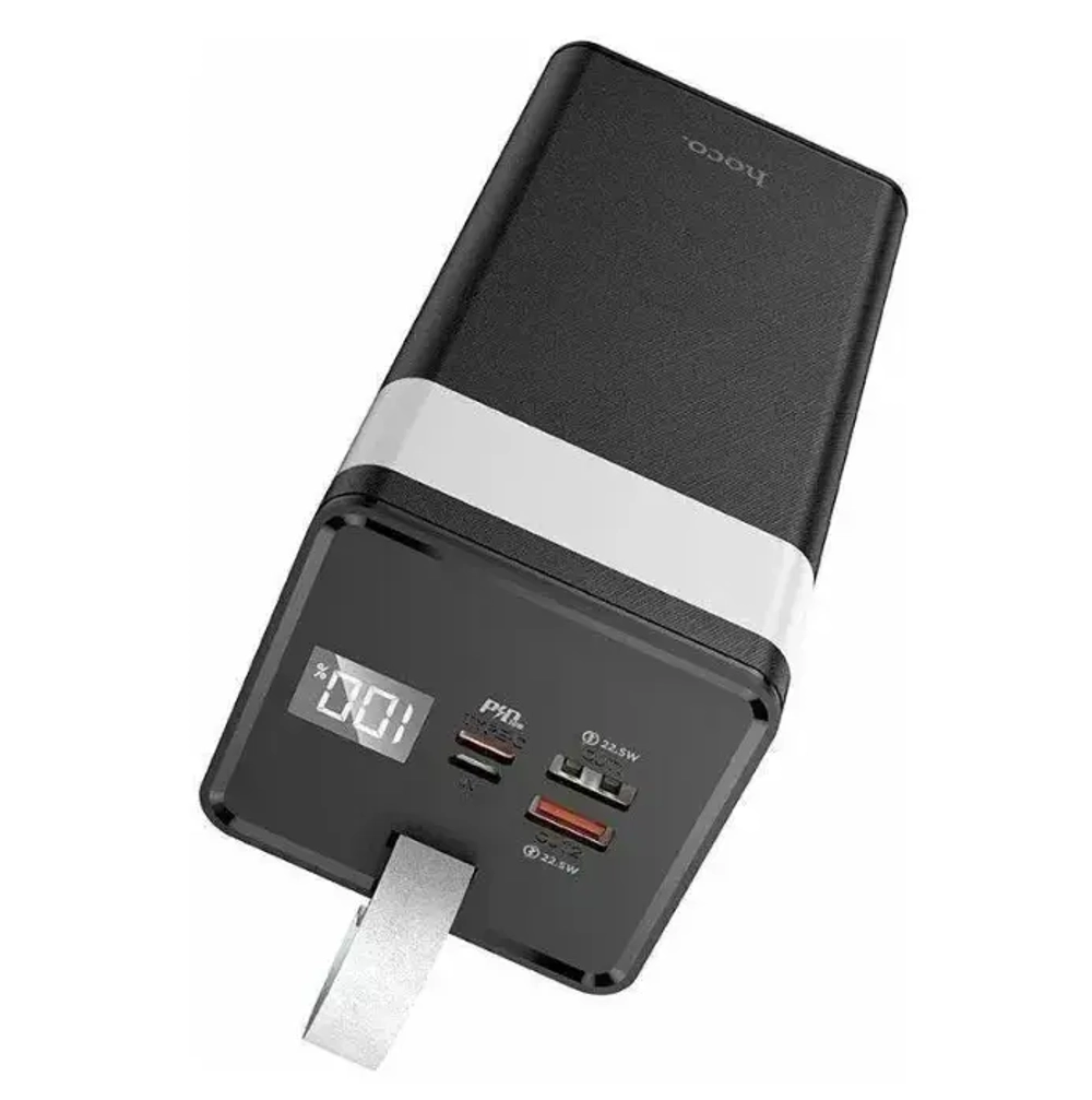 Внешний аккумулятор Hoco J86A Powermaster 50000mAh 22.5W LED дисплей 2*USB/Type-C (черный)
