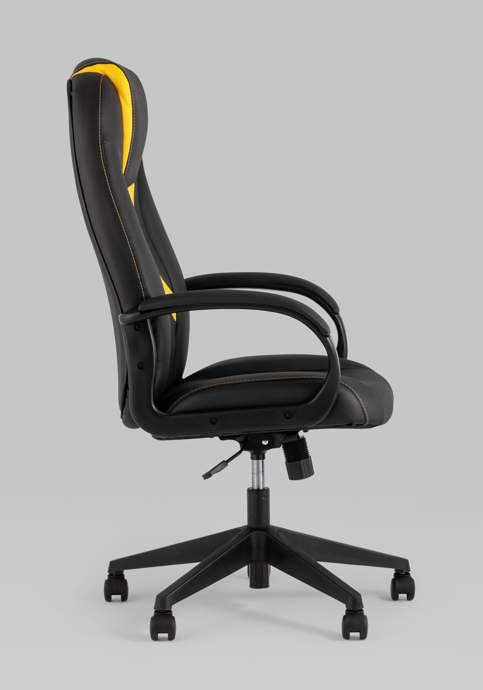 Кресло игровое TopChairs ST-CYBER 8 черный/желтый